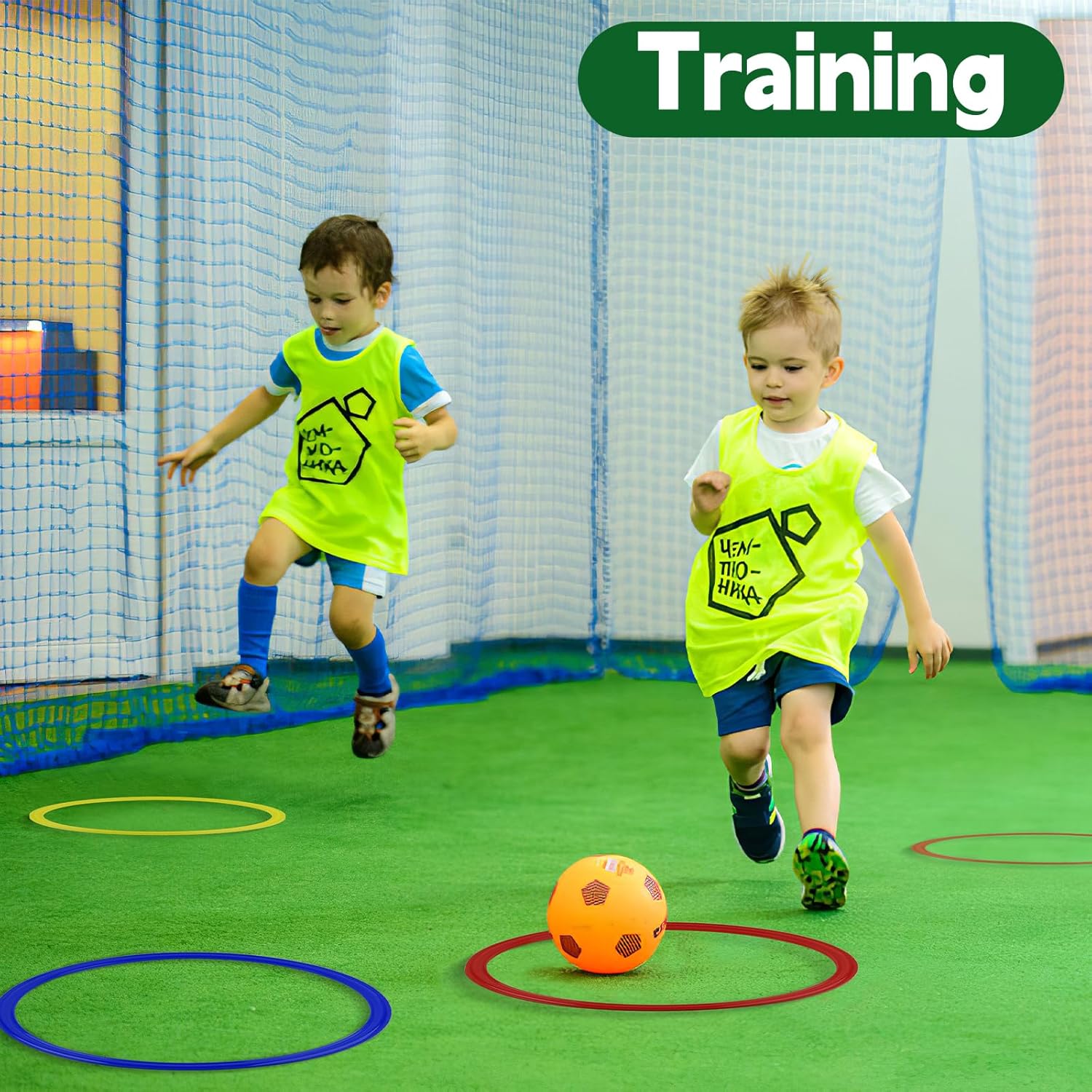Mototo 24/30/48/96 Pack Agility Rings 15 Inch Speed Training Hopscotch Rings Plastic Circle Jumping Hoops Agility Hurdles for Athlete Exercise Soccer Football Gymnastics Games Practice Footwork - Image 4