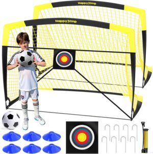 Happy Jump Portable Soccer Goal 7&#...