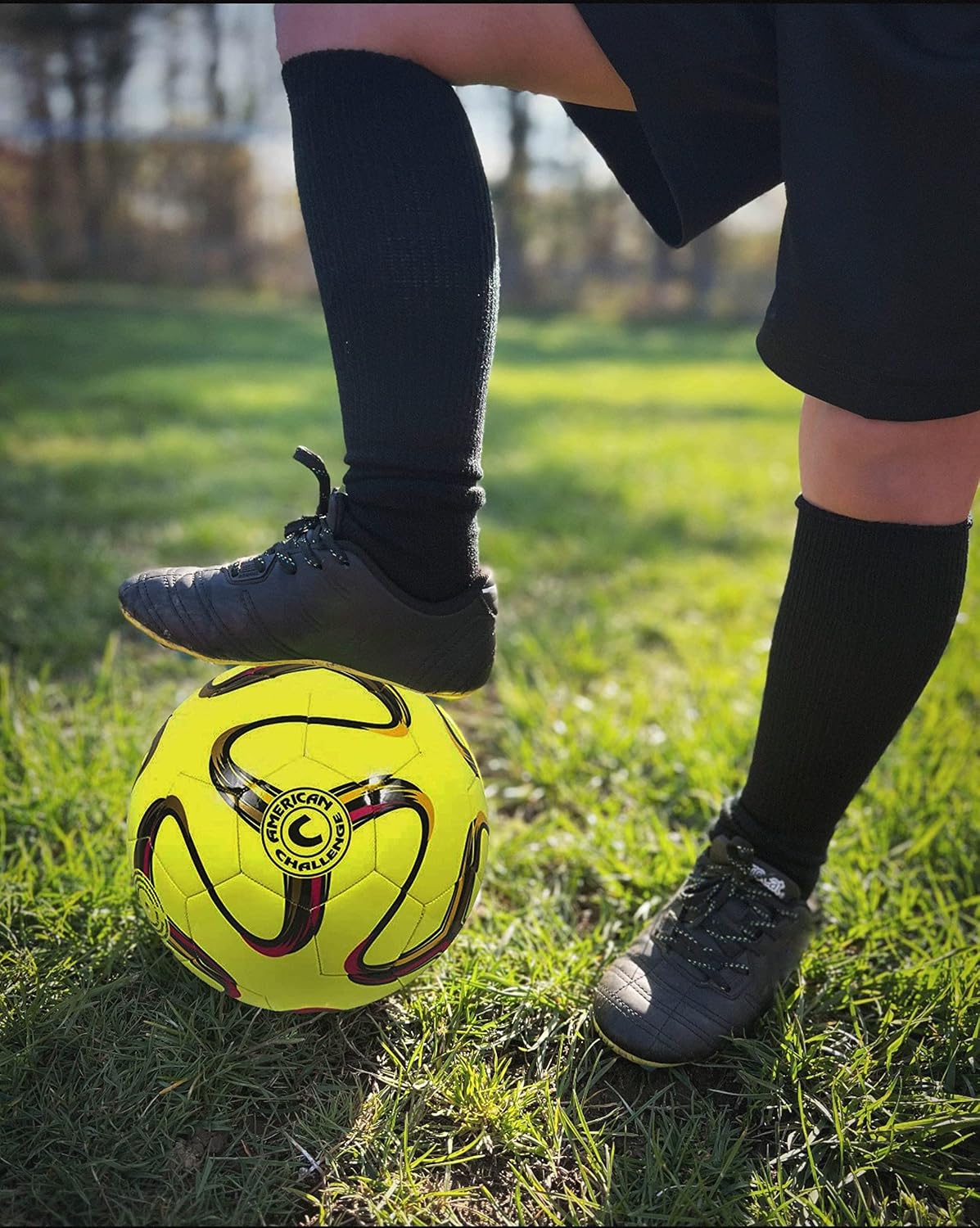 American Challenge Brasilia Soccer Ball Size 5, 4, 3 & 2 | Durable TPU casing with Hybrid SR bladder for reliable bounce, ideal for training and recreational play - Image 8