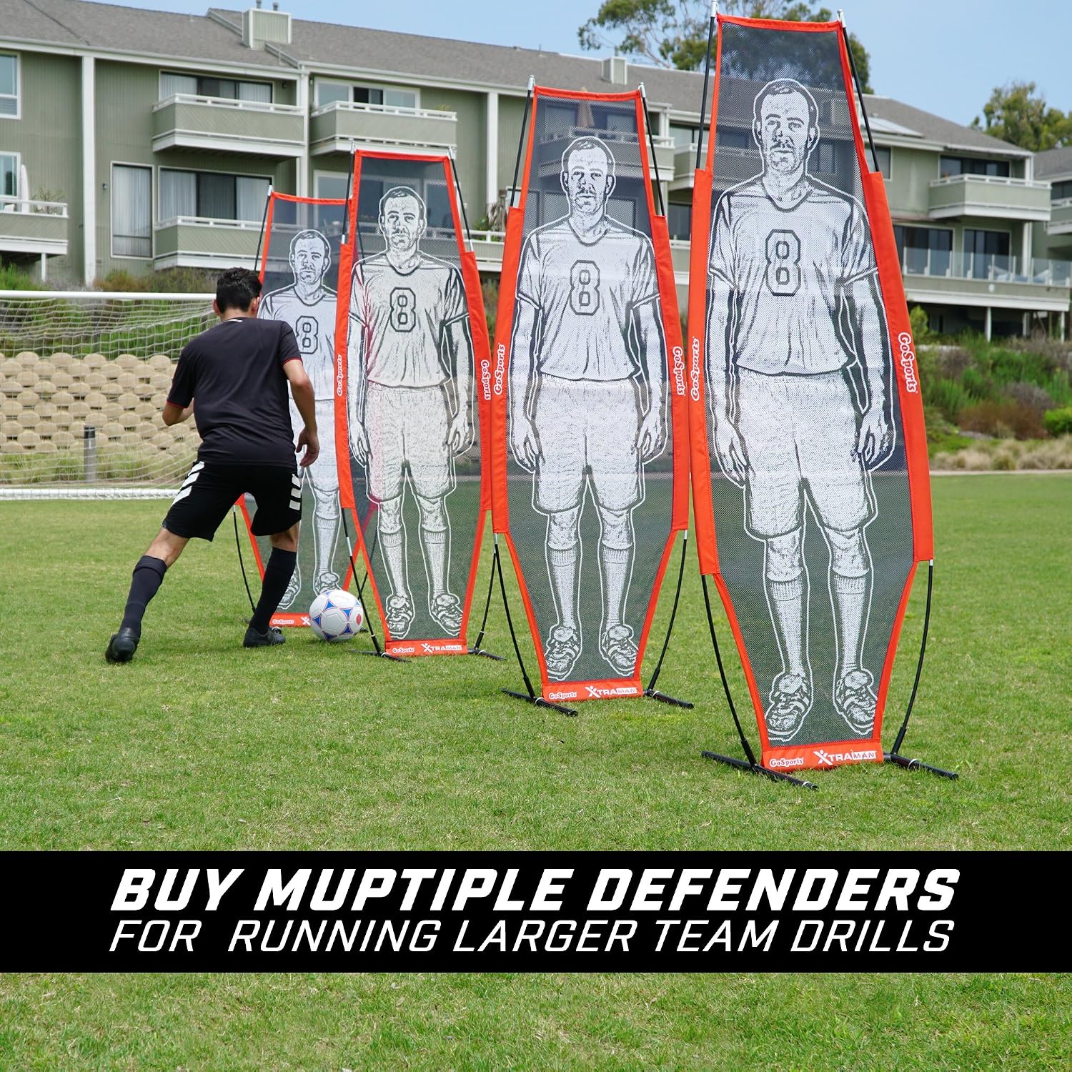 GoSports XTRAMAN Soccer Dummy Defender Training Mannequin - Image 3