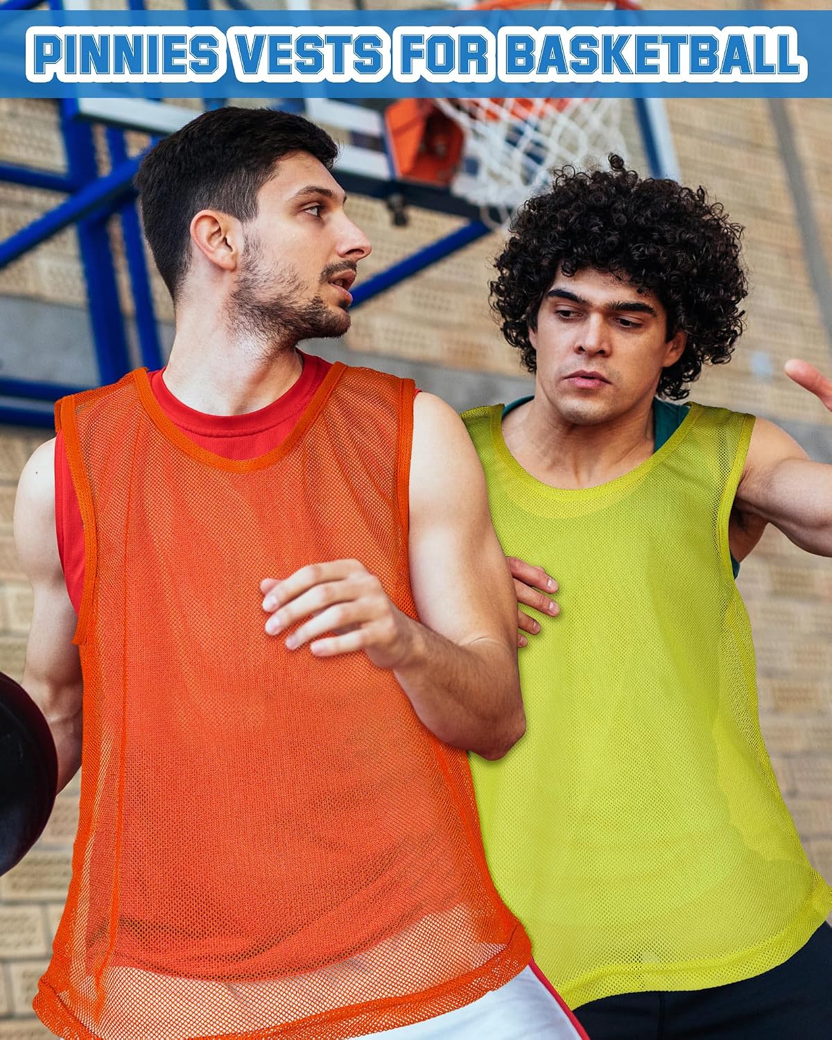 Pasimy 36 Pcs Adult Pinnies Scrimmage Vests Youth Pinnies Team Practice Jerseys for Sports Soccer Football Basketball - Image 7