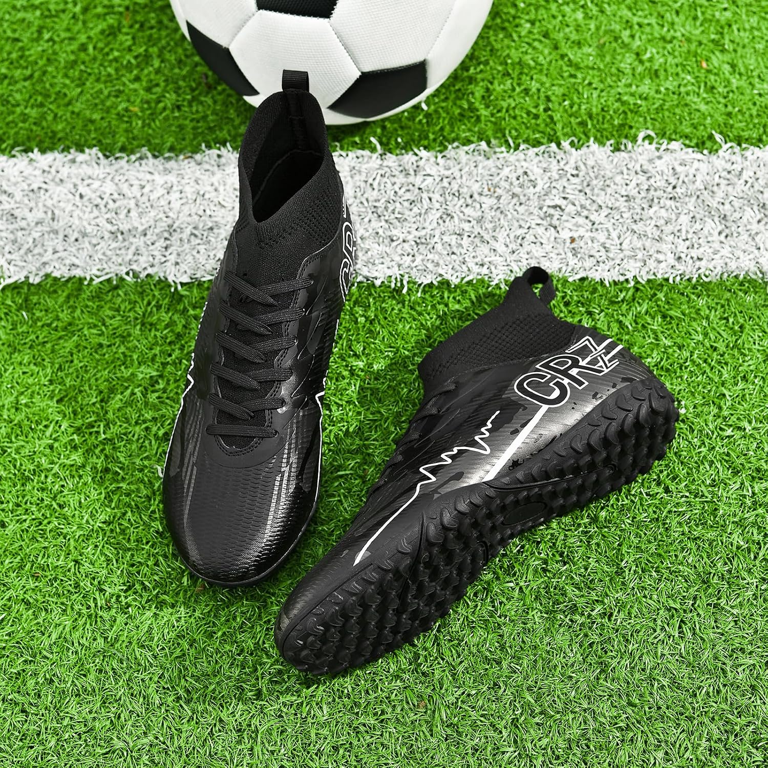 Soccer Cleats for Mens Womens Indoor Turf Soccer Shoes Youth AG TF Training Football Boots Unisex - Image 6