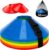 Soccer Training Cones Set, 75/50/25 Pack with Strap Holder & Carry Bag | Pro-Grade Durable Agility Soccer Cones, Ideal for Sports Training, Football, Soccer, Basketball