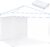 10 x 10 Canopy Sidewall, 1 Pack Pop Up Canopy Wall Panel, White | Sidewall Only, Fits 10×10 Straight Leg Frames, 300D Oxford Fabric, Zipper Connections, Hook & Loop Straps