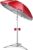 Ultimate Portable Sun Shade Umbrella – Lightweight Adjustable Outdoor Patio & Beach Umbrella with Tripod Base (Red)
