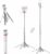 ULANZI MT44M 2-in-1 Auto Open Magnetic Phone & Camera Tripod with Remote | Magsafe Wireless Extendable Selfie Stick, Ball Head, 1/4″ Screw, Cold Shoe Compatible with iPhone Android DJI Osmo Pocket 4/3