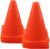 Mirepty 7 Inch Plastic Traffic Cones Sport Training Agility Marker Cone | for Soccer, Skating, Football, Basketball, Indoor and Outdoor Games