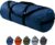 175L Extreme Heavy Duty Duffle Bag, Weatherproof Ripstop Travel Gear Bag | 1050D Diamond Weave Tuff Cloth, Double Slider Zipper, Reinforced Wraparound Straps, Side Lift Handles, Foldable Storage Wrap