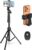 Liphisy 64” Tripod for Cell Phone & Camera, Phone Tripod with Remote and Phone Holder, Sturdy & Stable Height Adjustable Multi-Angle Shot Selfie Stick Tripod for Video Recording