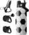 32oz Soccer Insulated Water Bottle 24H Cold with 2-in-1 Straw and Spout Lid | 3D Textured 18/8 Stainless Steel Sweat-Proof Jug for Soccer Matches and Gym Training with Soft Handle and Braided Rope Strap