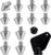 Soccer SG Studs, 12PCS Aluminum Screw-in Cleat Spikes for Soft Ground, with Wrench, Compatible with adidas & M6 Thread Football Boots