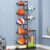 7-Ball Sports Equipment Storage Rack with Ball Holder, Ideal for Garage or Indoor Use – Organize Toys, Sports Gear and More, 57.5″ (Black)