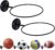 Basketball Holder Wall Mount, 7 inch Diameter Metal Ball Holder, Ball Storage for Basketball, Football, Volleyball, Soccer, Ball Rack Display for Sports Accessories Organizer (Roll, 2 Pack)