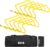 GHB Agility Hurdles 8″ Speed Agility Training Hurdles | Detachable Sturdy Hurdles Training Equipment Set with Carry Bag for Kids,Athletes,Soccer,Basketball
