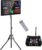 YZ LED Basketball Scoreboard with Shot Clock, Portable Scoreboard Basketball, Digital Scoreboard with Remote, Electronic Scoreboard with Timer Clock, Digital Score Keeper Outdoor