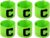 6 Pieces Elastic Soccer Captain Armband Adjustable Football Basketball Player Bands for Adult Youth