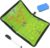 FOCCTS Magnetic Soccer Coaching Board, Football Coaching Board Coaches Clipboard Tactical with 26 Magnets, Dry Erase Marker, Eraser, Foldable and Portable Soccer Tactics Board