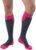 JOBST Sport Knee High 20-30 mmHg Compression Socks, Pink/Grey, Small