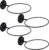 Basketball Holder Wall Mount, 7 inch Diameter Metal Ball Holder, Storage for Basketball, Football, Volleyball, Soccer, Ball Rack Display for Sports Accessories Organizer (Roll, 4 Pack)