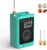 ETENWOLF Electric Ball Pump Inflation & Deflation with 2600mAh Battery | 3-17PSI Basketball Pump with Precise Pressure Gauge and Ball Needles, Rechargeable Air Pump for Football, Soccer, Volleyball
