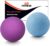 2 Pack Massage Lacrosse Ball Set Deep Tissue Massage Balls for Myofascial Release, Muscle Knot & Trigger Point Therapy – High Density TPE & Natural Rubber for Foot, Back & Shoulder Pain Relief