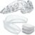 Professional Sport Mouth Guards- 2 Pack – No BPA – Safe Clear Color – No Color Additive – Athletic Teeth Mouth Guards – Fit Any Mouth Size – Custom Fit – Free Carrying case Included