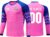 Custom Goalkeeper Jersey for Kids Adults Personalized Soccer Goalie Jersey for Men with Logo Name Number Padded Goalie Jersey