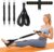 Pedal Resistance Band with Handles, 6-Tubes Natural Rubber Exercise Bands | Upgrade Foot Pedal Resistance Bands for Working Out, Multifunction Fitness Equipment for Abdomen, Waist, Arm, Leg, Pilates