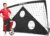 Soccer Goals for Backyard, 6×4 / 9×5 FT Soccer Net with Target Gate | Easy Set Up, Foldable Frame, Stable Poles and Durable Soccer Net, with Carry Bag & Fastening Nails, Indoor and Outdoor Use