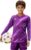KELME Kids Goalie Shirt,Goalkeeper Jersey Padded Long Sleeve Soccer Football Training Uniform for Youth,Purple Kid Size 6
