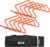 GHB Agility Hurdles 8″ Speed Agility Training Hurdles | Detachable Sturdy Hurdles Training Equipment Set with Carry Bag for Kids,Athletes,Soccer,Basketball