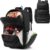 Football Backpack Bag for Equipment , Large Gear Bag for Pads and Helmet | 180° wide-open, Separate Cleats & Helmet Compartment, Wet Gear Storage, Water-Resistant Fabric, Fence Hooks, Lockable Zippers