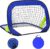 Pop Up Soccer Goals Nets for Backyard Beach Soccer Training Net Mini Portable Foldable Lightweight Indoor + Outdoor Football Goal with Carry Bag