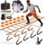 Agility Ladder, Soccer Football Training Equipment Agility & Speed Training | 20ft Ladder,4 Adjustable Hurdles, Parachute, Cones & Jump Rope, Basketball Football Accessories football gear