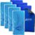 Flexible Cold Gel Ice Pack Reusable, 9.5″ x 4.5″, 4 Pack | Reusable soft gel ice pack for injuries, recovery, leak-proof, medical grade for knee, back, neck, wrist, hand, elbow