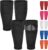 Shin Guard Sleeves 2 Pairs, Soccer Sleeves for Kids & Youth Ages 3-15