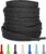 UamGlsob 7MM Non-Slip Soccer Shoelaces for Football Boots, Durable Grip Anti-Slip Silicone Shoe Laces Replacement for Cleats