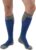 JOBST Sport Knee High 15-20 mmHg Compression Socks, Royal Blue/Grey, Small