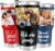 Petalsun Personalized 30oz Photo Tumbler with Logo Pictures Text Name | Custom Stainless Steel Tumbler, Personalized Anniversary Wedding Birthday Gifts for Women Men Family Friends Employee