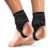 COELO Ankle Guards for Soccer (1 Pair) | Dual-Side Cushioning with Plastic Support Pads & Elastic Heel Band | Breathable Ankle Guard for Sports Football Activities | Left & Right Set (Black)