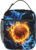 Miaoquhe Fire Basketball Lunch Box for Kids Boys Girls Teens Sports Ball Reusable Lunch Bag for Men Women Blue Lightning Insulated Lunch Tote Portable Cooler Meal Bags for School Office Travel Picnic