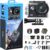 AKASO EK7000 4K30FPS 20MP WiFi Action Camera with EIS Ultra HD 131FT Waterproof Underwater Camera Remote Control 4X Zoom Support External Microphone Black