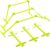 QUICKPLAY Adjustable Speed Hurdles Set of 6 – Agility & Soccer Training | 3-in-1 heights 6″, 9″, 12″, Quick-click adjust, Footwork & plyometric drills, Portable, Carry bag included