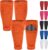 Shin Guard Sleeves 2 Pairs, Soccer Sleeves for Kids & Youth Ages 3-15