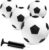 Size 3 Soccer Balls for Toddlers & Kids (4 Pack) – PVC Youth Soccer Balls – Small Beginner Sports & Practice Playground Balls for Backyard, Recess, School, Indoor or Outdoor with Pump