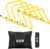 GHB Agility Hurdles Adjustable 8.3″&12.6″ Speed Training Equipment Set | Foldable, Sturdy, Drill Guide &Carry Bag Included, For Amateur & Athletes, Soccer & Basketball