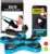 Stretching Strap with Loops – Non Elastic Yoga Strap for Physical Therapy | Video Exercises Included – Stretch bands for Stretching Equipment and Flexibility – Fascia, Hamstring & Leg Stretcher Belt