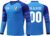 Custom Goalkeeper Jersey for Kids Adults Personalized Soccer Goalie Jersey for Men with Logo Name Number Padded Goalie Jersey
