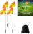 4 Set Soccer Corner Flags for Soccer Field, 5 FT Training Poles, White | Adjustable Poles With Spring Ground Nails and Storage Bags for Field Marking, Speed Drills, Dog and Horse Agility