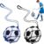 Football Kick Trainer, Soccer Return Trainer Net Fits Ball Size 3, 4, 5, Hands-Free Soccer Kick Throw Training Aid